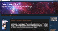 Desktop Screenshot of cuadernodesirio.blogspot.com