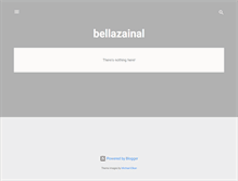 Tablet Screenshot of bellazainal.blogspot.com