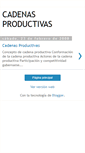 Mobile Screenshot of lascadenasproductivas-lasconstantes.blogspot.com