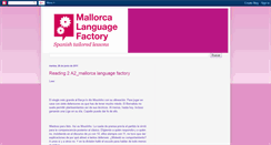 Desktop Screenshot of mallorcalanguagefactory.blogspot.com