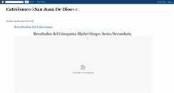 Desktop Screenshot of catecismo-sjdd.blogspot.com