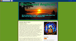 Desktop Screenshot of northwestanglican.blogspot.com