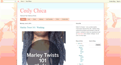 Desktop Screenshot of coilychica.blogspot.com