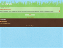 Tablet Screenshot of flowerstick.blogspot.com