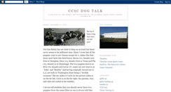 Desktop Screenshot of ccscdogtalk.blogspot.com