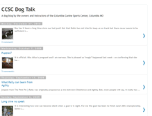 Tablet Screenshot of ccscdogtalk.blogspot.com