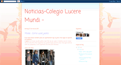 Desktop Screenshot of luceremundi.blogspot.com