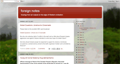 Desktop Screenshot of foreignnotes.blogspot.com