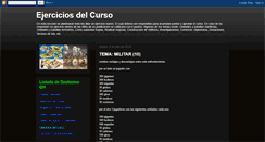 Desktop Screenshot of ejercicios-del-curso.blogspot.com