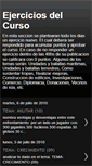 Mobile Screenshot of ejercicios-del-curso.blogspot.com