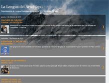 Tablet Screenshot of lalenguadelarzobispo.blogspot.com