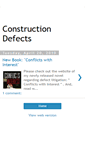 Mobile Screenshot of constructiondefects.blogspot.com