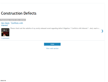 Tablet Screenshot of constructiondefects.blogspot.com