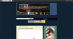 Desktop Screenshot of malayanfunder.blogspot.com