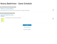 Tablet Screenshot of kearnygameschedule.blogspot.com