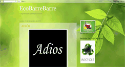 Desktop Screenshot of ecobarrebarre.blogspot.com