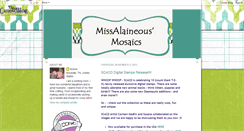 Desktop Screenshot of missalaineousmosaics.blogspot.com