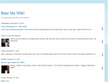 Tablet Screenshot of beermewilk.blogspot.com
