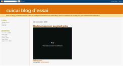 Desktop Screenshot of cuicuilesoiseaux.blogspot.com