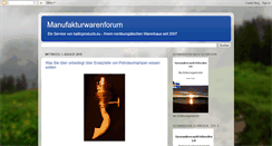 Desktop Screenshot of manufakturware.blogspot.com
