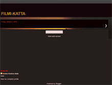 Tablet Screenshot of filmi-katta.blogspot.com