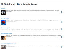 Tablet Screenshot of librozazuar.blogspot.com