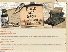 Tablet Screenshot of huntingandpecking.blogspot.com