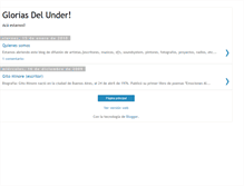 Tablet Screenshot of gloriasdelunder.blogspot.com