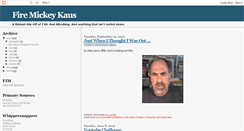 Desktop Screenshot of firemickeykaus.blogspot.com