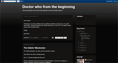 Desktop Screenshot of doctorwhowatch.blogspot.com