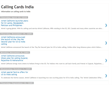 Tablet Screenshot of calling-cards-india.blogspot.com