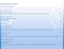 Tablet Screenshot of diabolicallytype1.blogspot.com