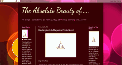 Desktop Screenshot of absolutebeautyof.blogspot.com