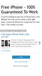 Mobile Screenshot of free-apple-iphones.blogspot.com