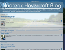 Tablet Screenshot of neoterichovercraft.blogspot.com