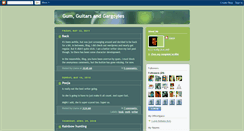 Desktop Screenshot of gumguitarsandgargoyles.blogspot.com