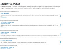 Tablet Screenshot of migrantesamigos.blogspot.com