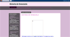 Desktop Screenshot of historiavenezuelasagrado.blogspot.com