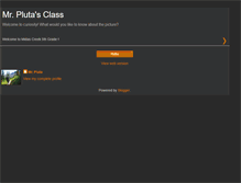 Tablet Screenshot of mrplutasclass.blogspot.com