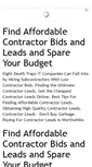 Mobile Screenshot of contractor-bids.blogspot.com