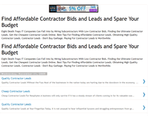 Tablet Screenshot of contractor-bids.blogspot.com