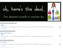 Tablet Screenshot of okheresthedeal-lori.blogspot.com