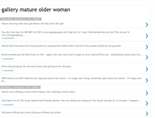 Tablet Screenshot of gallery-mature-older-woman.blogspot.com