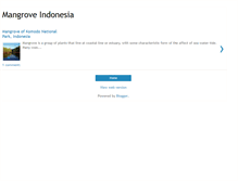 Tablet Screenshot of mangroveindonesia.blogspot.com