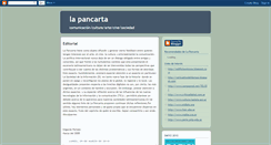 Desktop Screenshot of lapancarta.blogspot.com
