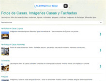 Tablet Screenshot of fotosdecasasyfachadas.blogspot.com