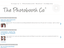 Tablet Screenshot of calgaryphotobooth.blogspot.com