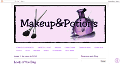 Desktop Screenshot of makeupandpotions.blogspot.com