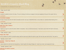 Tablet Screenshot of mamascountryshed.blogspot.com