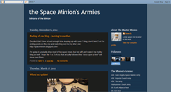 Desktop Screenshot of minionsarmies.blogspot.com